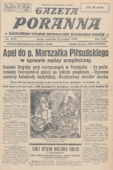 Gazeta Poranna : ilustrowany dziennik informacyjny wschodnich kresów. 1928, nr 8721