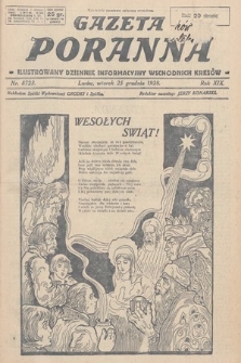 Gazeta Poranna : ilustrowany dziennik informacyjny wschodnich kresów. 1928, nr 8723