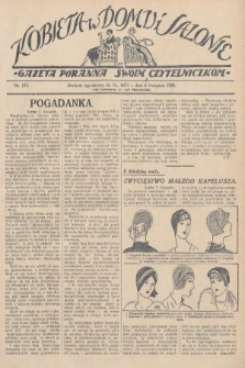 Kobieta w Domu i Salonie : Gazeta Poranna swoim czytelniczkom. 1928, nr 157