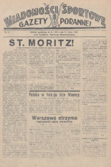 Wiadomości Sportowe Gazety Porannej. 1928, nr 83