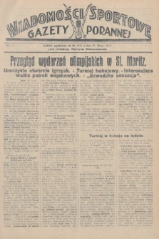 Wiadomości Sportowe Gazety Porannej. 1928, nr 84
