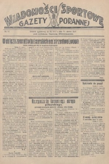 Wiadomości Sportowe Gazety Porannej. 1928, nr 87
