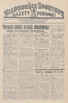 Wiadomości Sportowe Gazety Porannej. 1928, nr 99