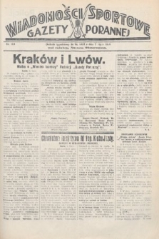 Wiadomości Sportowe Gazety Porannej. 1928, nr 103