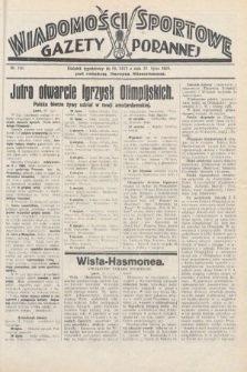 Wiadomości Sportowe Gazety Porannej. 1928, nr 106