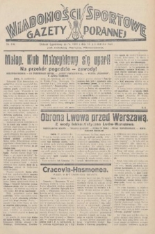 Wiadomości Sportowe Gazety Porannej. 1928, nr 116