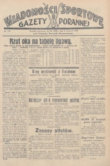 Wiadomości Sportowe Gazety Porannej. 1928, nr 119