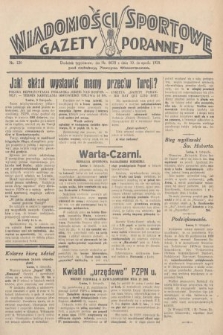 Wiadomości Sportowe Gazety Porannej. 1928, nr 120