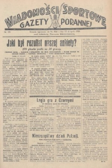 Wiadomości Sportowe Gazety Porannej. 1928, nr 121
