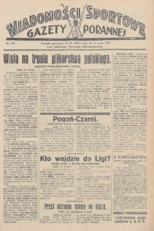 Wiadomości Sportowe Gazety Porannej. 1928, nr 122