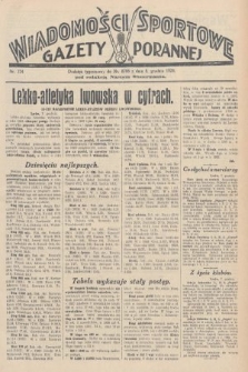 Wiadomości Sportowe Gazety Porannej. 1928, nr 124