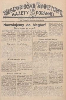 Wiadomości Sportowe Gazety Porannej. 1928, nr 125