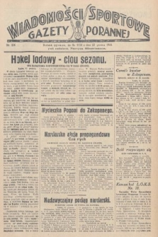 Wiadomości Sportowe Gazety Porannej. 1928, nr 126