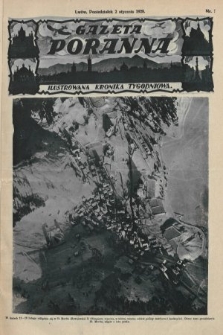 Gazeta Poranna : ilustrowana kronika tygodniowa. 1928, nr 1