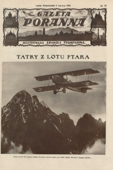 Gazeta Poranna : ilustrowana kronika tygodniowa. 1928, nr 23