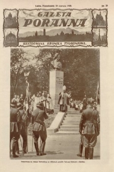 Gazeta Poranna : ilustrowana kronika tygodniowa. 1928, nr 25