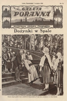 Gazeta Poranna : ilustrowana kronika tygodniowa. 1928, nr 36