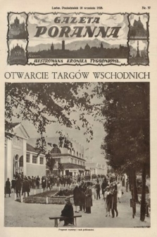 Gazeta Poranna : ilustrowana kronika tygodniowa. 1928, nr 37