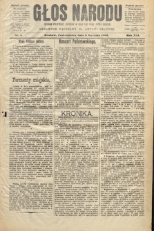 Głos Narodu : dziennik polityczny, założony w roku 1893 przez Józefa Rogosza (wydanie poranne). 1904, nr 4
