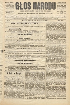 Głos Narodu : dziennik polityczny, założony w roku 1893 przez Józefa Rogosza (wydanie poranne). 1904, nr 5