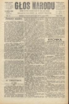 Głos Narodu : dziennik polityczny, założony w roku 1893 przez Józefa Rogosza (wydanie poranne). 1904, nr 11