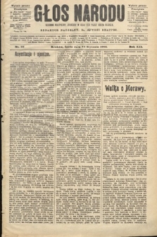 Głos Narodu : dziennik polityczny, założony w roku 1893 przez Józefa Rogosza (wydanie poranne). 1904, nr 20