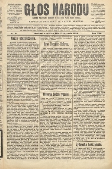 Głos Narodu : dziennik polityczny, założony w roku 1893 przez Józefa Rogosza (wydanie poranne). 1904, nr 21
