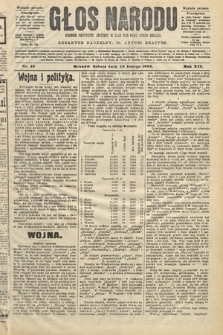 Głos Narodu : dziennik polityczny, założony w roku 1893 przez Józefa Rogosza (wydanie poranne). 1904, nr 44