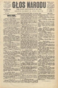 Głos Narodu : dziennik polityczny, założony w roku 1893 przez Józefa Rogosza (wydanie poranne). 1904, nr 46