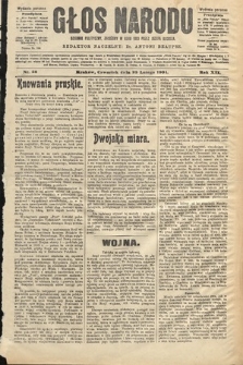Głos Narodu : dziennik polityczny, założony w roku 1893 przez Józefa Rogosza (wydanie poranne). 1904, nr 56