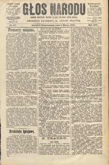 Głos Narodu : dziennik polityczny, założony w roku 1893 przez Józefa Rogosza (wydanie poranne). 1904, nr 67