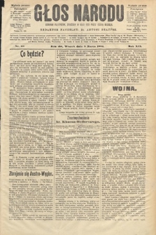 Głos Narodu : dziennik polityczny, założony w roku 1893 przez Józefa Rogosza (wydanie poranne). 1904, nr 68