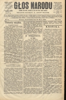 Głos Narodu : dziennik polityczny, założony w roku 1893 przez Józefa Rogosza (wydanie poranne). 1904, nr 81