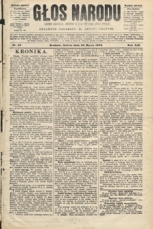 Głos Narodu : dziennik polityczny, założony w roku 1893 przez Józefa Rogosza (wydanie poranne). 1904, nr 86