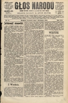 Głos Narodu : dziennik polityczny, założony w roku 1893 przez Józefa Rogosza (wydanie poranne). 1904, nr 97