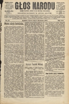 Głos Narodu : dziennik polityczny, założony w roku 1893 przez Józefa Rogosza (wydanie poranne). 1904, nr 99