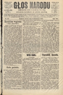 Głos Narodu : dziennik polityczny, założony w roku 1893 przez Józefa Rogosza (wydanie poranne). 1904, nr 113