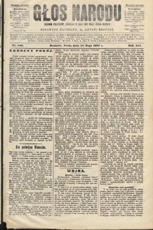 Głos Narodu : dziennik polityczny, założony w roku 1893 przez Józefa Rogosza (wydanie poranne). 1904, nr 138