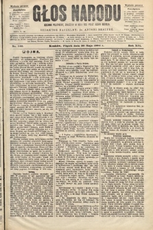 Głos Narodu : dziennik polityczny, założony w roku 1893 przez Józefa Rogosza (wydanie poranne). 1904, nr 140