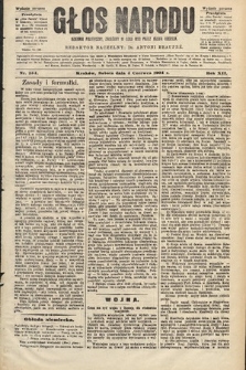 Głos Narodu : dziennik polityczny, założony w roku 1893 przez Józefa Rogosza (wydanie poranne). 1904, nr 154