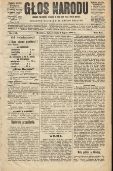 Głos Narodu : dziennik polityczny, założony w roku 1893 przez Józefa Rogosza (wydanie poranne). 1904, nr 182