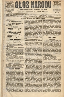 Głos Narodu : dziennik polityczny, założony w roku 1893 przez Józefa Rogosza (wydanie poranne). 1904, nr 183