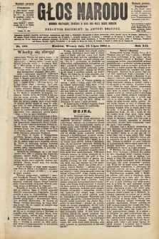 Głos Narodu : dziennik polityczny, założony w roku 1893 przez Józefa Rogosza (wydanie poranne). 1904, nr 192