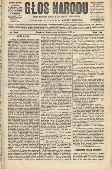 Głos Narodu : dziennik polityczny, założony w roku 1893 przez Józefa Rogosza (wydanie poranne). 1904, nr 200