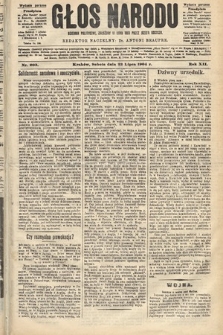 Głos Narodu : dziennik polityczny, założony w roku 1893 przez Józefa Rogosza (wydanie poranne). 1904, nr 203