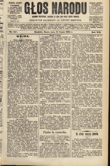 Głos Narodu : dziennik polityczny, założony w roku 1893 przez Józefa Rogosza (wydanie poranne). 1904, nr 207