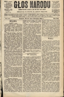 Głos Narodu : dziennik polityczny, założony w roku 1893 przez Józefa Rogosza (wydanie poranne). 1904, nr 213