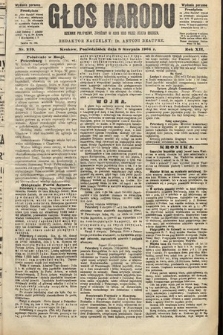 Głos Narodu : dziennik polityczny, założony w roku 1893 przez Józefa Rogosza (wydanie poranne). 1904, nr 219