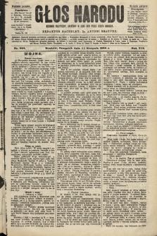 Głos Narodu : dziennik polityczny, założony w roku 1893 przez Józefa Rogosza (wydanie poranne). 1904, nr 222