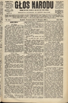 Głos Narodu : dziennik polityczny, założony w roku 1893 przez Józefa Rogosza (wydanie poranne). 1904, nr 231